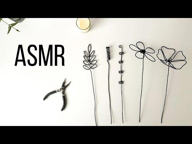 Making Wire Flowers  ASMR Relaxation Video (22 Minutes)