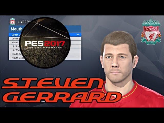 Steven Gerrard - PES 2017 Face Build - PS4