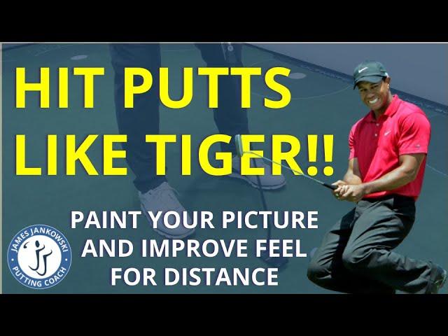 Visualise Putts LIKE TIGER WOODS -    JJ Putting : YouTube's most comprehensive putting channel