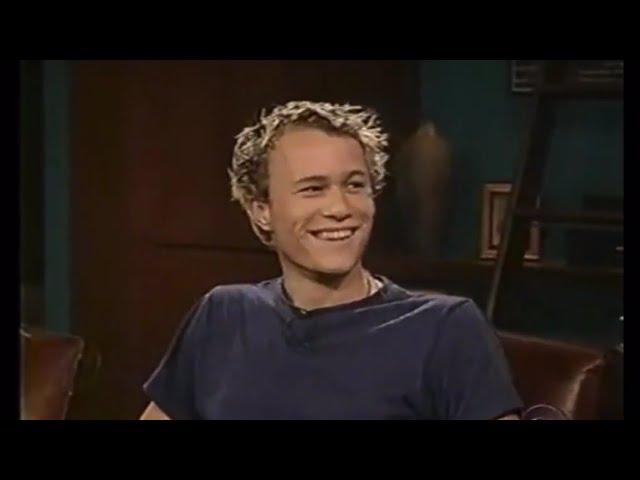 heath Ledger on The late late show with craig kilborn interview 1999