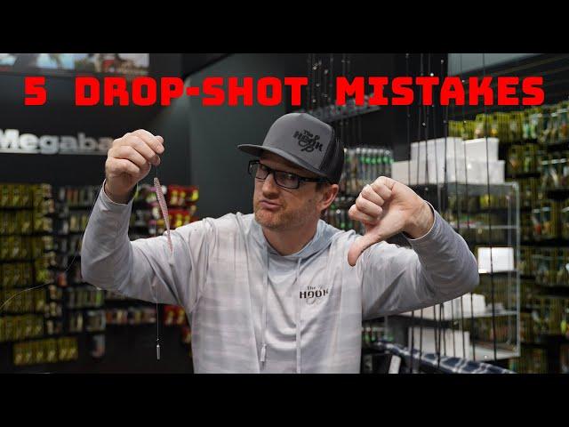 Top 5 Mistakes Fisherman Do With The Drop Shot?!