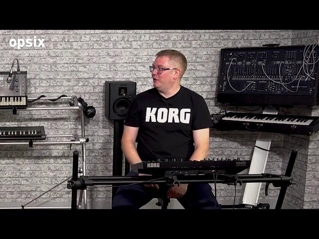 Andy and Luke from KORG explore and showcase the opsix