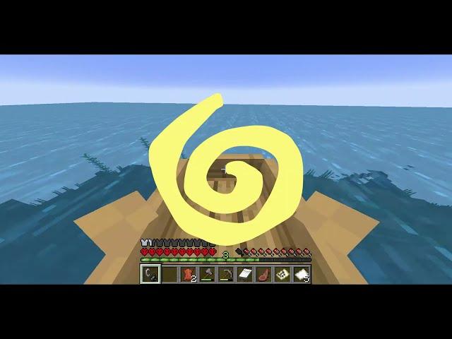 MInecraft 1.20 - The Night is on and we are stuck in the middle of Ocean.