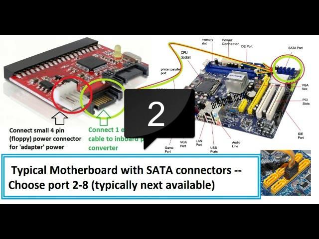 IDE to SATA adapter Tutorial