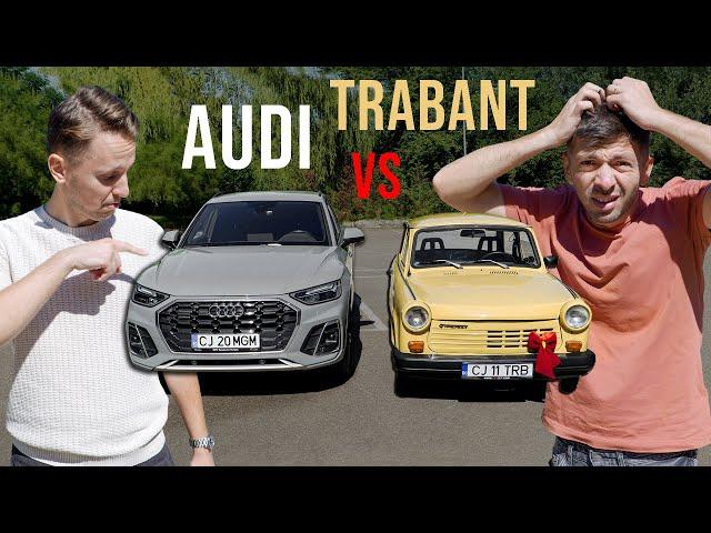 Schimb de masini cu MIRCEA BRAVO! - Trabant vs Audi Q5