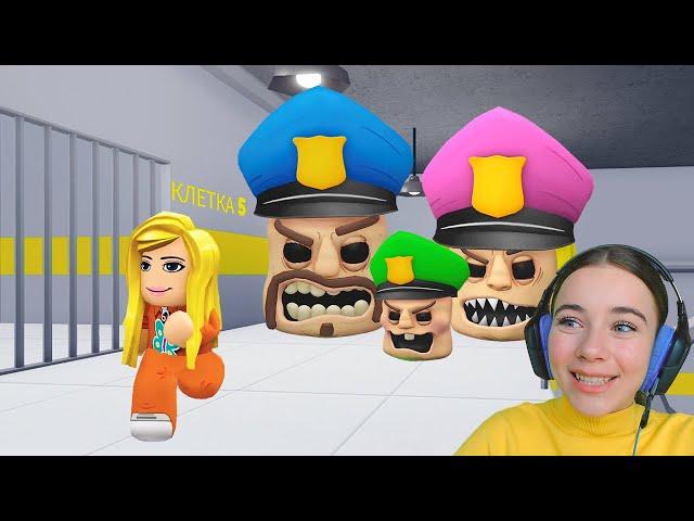 ПОБЕГ ОТ ПОЛИЦЕЙСКИХ ГОЛОВ в ROBLOX!