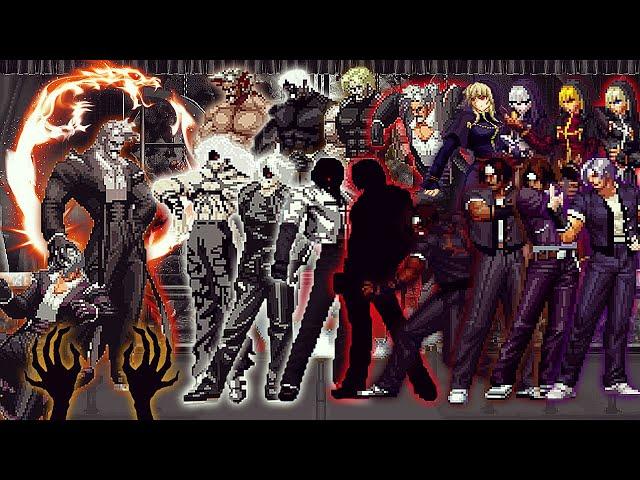 [KOF Mugen] Rugal Soul LV 6 Vs Ultimate Fighters Team | 1 Vs 8