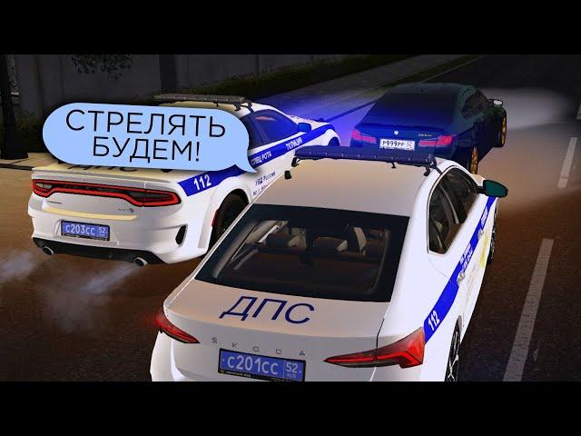 УСТРОИЛИ ПОГОНЮ ЗА ГОНЩИКОМ НА БМВ! БУДНИ ДПС на NAMALSK RP (GTA CRMP)