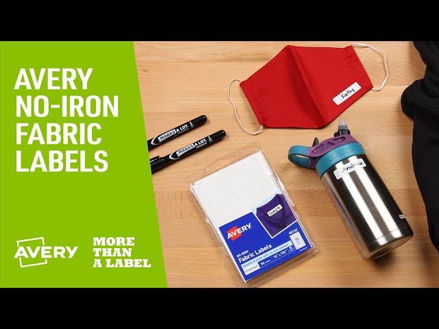 Everything You Need to Know about Avery No-Iron Fabric Labels