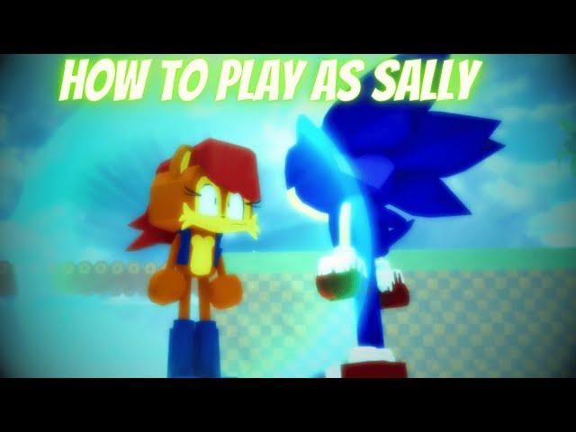 How To Play As Sally | [BETA] Sonic.EXE: The Disaster