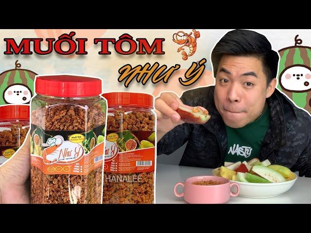 Thử ăn muối tôm Như Ý hạt siêu to - | Đàm Đức Review #damducreview #damduc