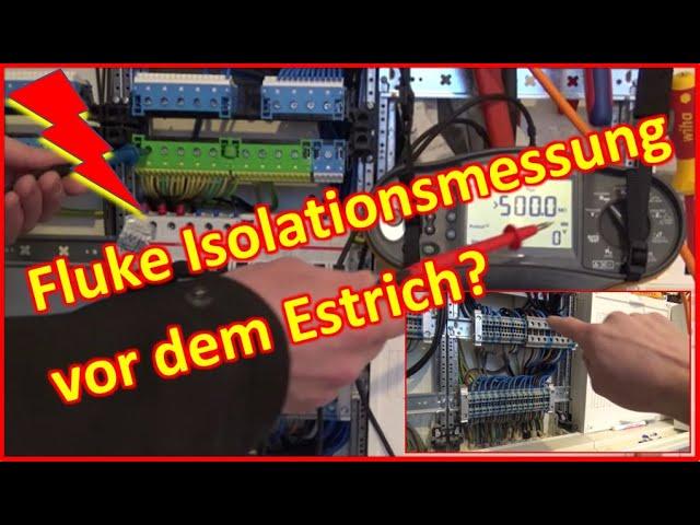 #24 - Vor dem Estrich - So erkennst Du beschädigte Kabel noch rechtzeitig! Isolationswiderstand