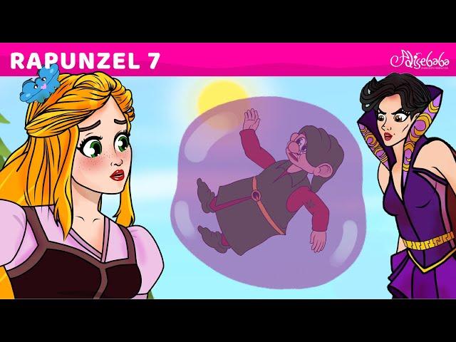 Rapunzel 7 - Rapunzel Sakar Cüce'yi Kurtarıyor - Adisebaba Masal Çizgi Film   Turkish Fairy Tales