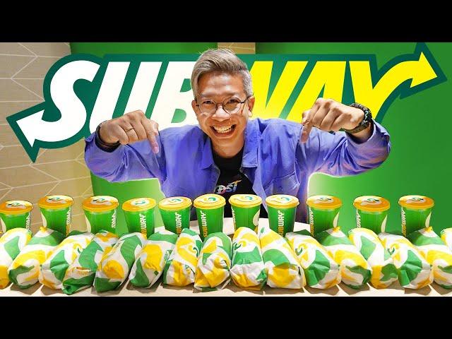 BELI SEMUA MENU SUBWAY SATU-SATU!!