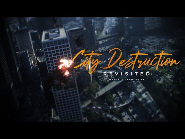 City Destruction Tutorial Revisited | 3D Camera Tracking VFX Tutorial | DaVinci Resolve 18