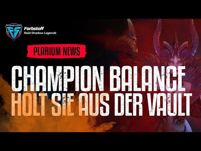 Raid: Shadow Legends - Champion Balance - Sie kommt wieder zum Einsatz :)