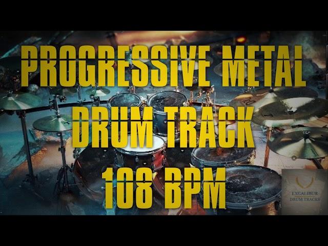 Progressive Metal Drum Track - 108 BPM (FREE DOWNLOAD)