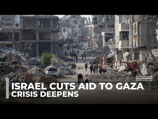 Israel blocks vital supplies to Gaza: Aid organisations warn conditions are worsening