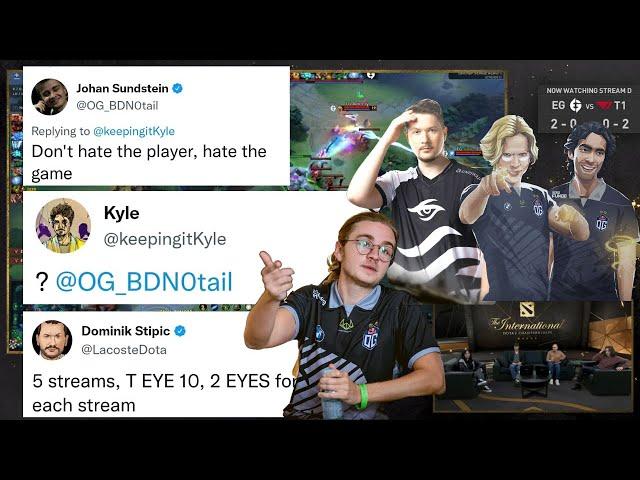 Dota Community Twitter Reacts to TI10 Day 1 | Animajor is still the best yet?