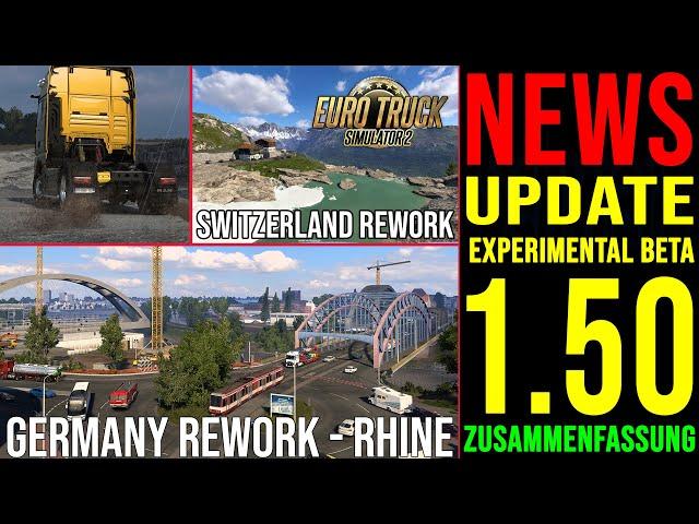 ETS2 1.50 Update Experimental Beta  Update 1.50 ist da - Zusammenfassung