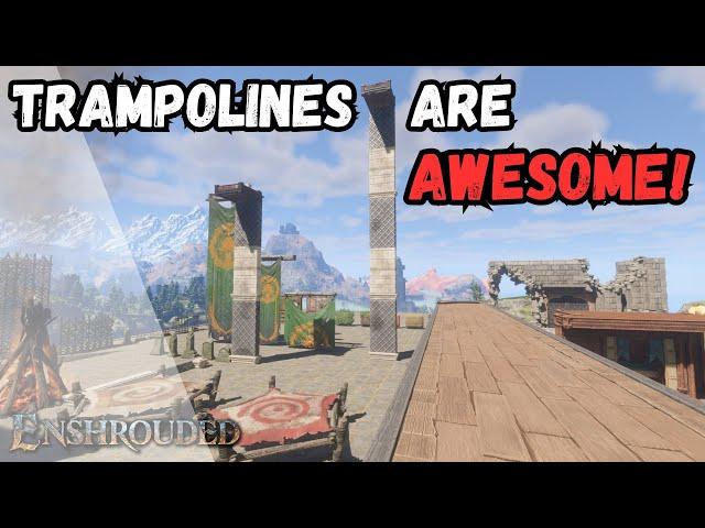 Enshrouded Tips | Trampolines are AMAZING!
