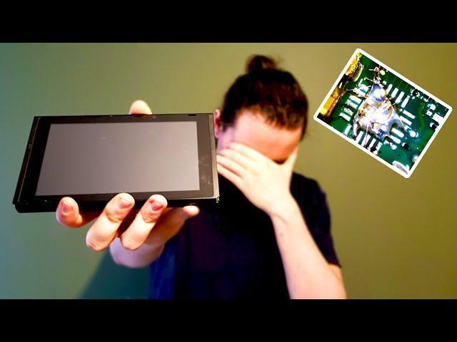 This Nintendo Switch Doesn't Power On | SMD Soldering!