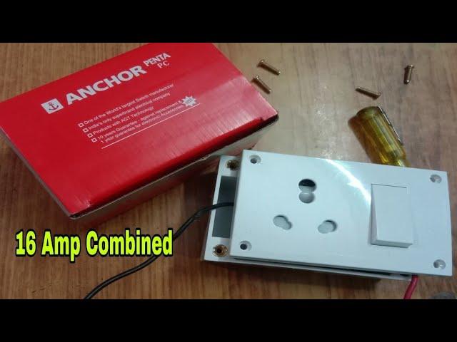 How To Make 16 Amp Combined Connection With Unboxing/Anchor Penta pc Combined best Wiring