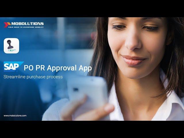 SAP Mobile PO PR App | Purchase Order Approval & Purchase Requisition Release