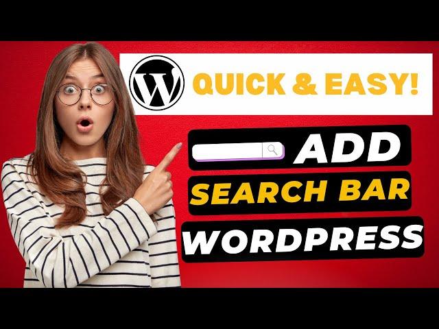 How To Add Search Bar In WordPress Menu 2025  - (FAST & Easy!)