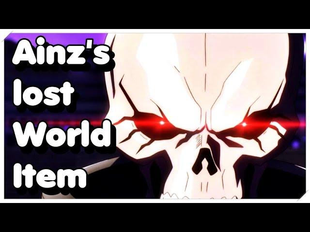 Overlord Season 4 - How Ainz Ooal Gown lost a World Class Item