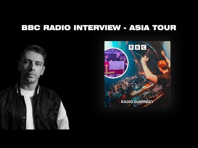 Josh Le Tissier on BBC Radio discussing Asia Tour 2025