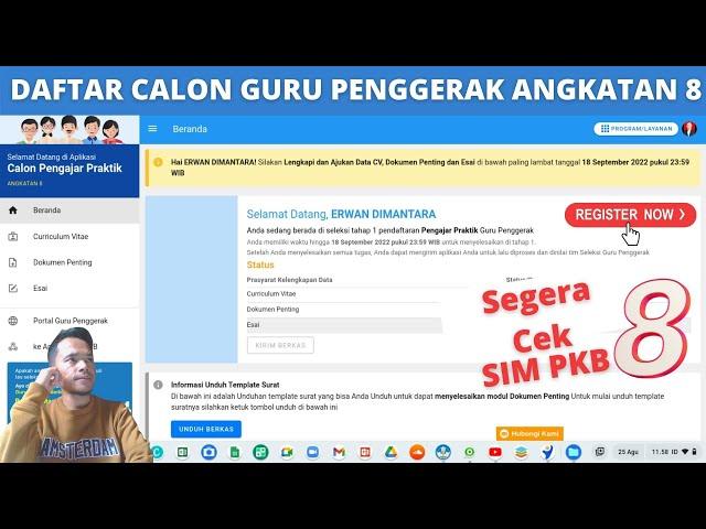 Cara Daftar Guru Penggerak Angkatan 8, 9 dan 10 (Calon Pengajar Praktik) Lengkap