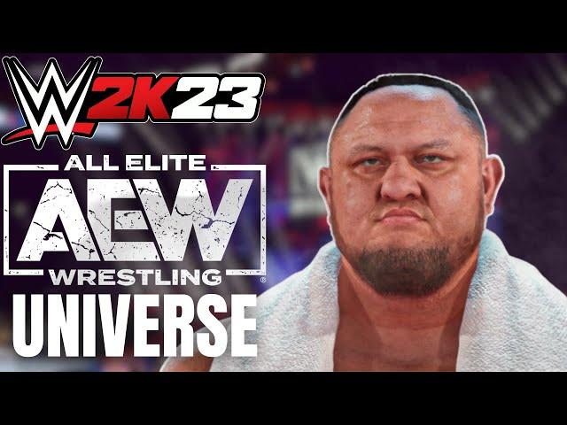 I made the BEST AEW Universe Mode in WWE2k23...