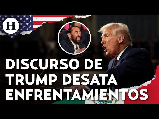 ¡Caos en el Congreso de EU! Expulsan a demócrata durante el discurso de Donald Trump