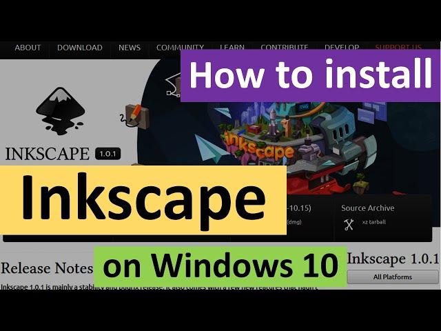 How to Download and Install Inkscape on Windows 10