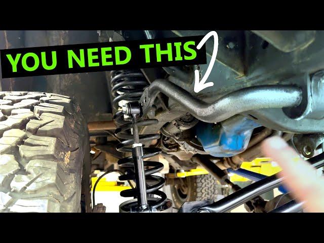 You need a sway bar!