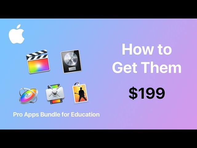 Apple Pro Apps Bundle For Education - Getting Licensed FCPX for $199 : Super Late Post