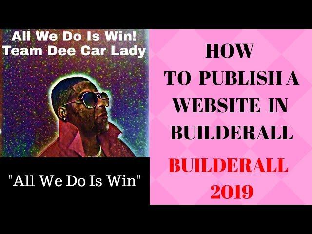 How to Publish a Website in Builderall 2019