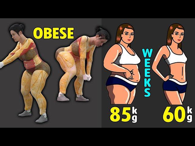 LOSE 25 KG | FULL BODY WORKOUT FOR OBESE