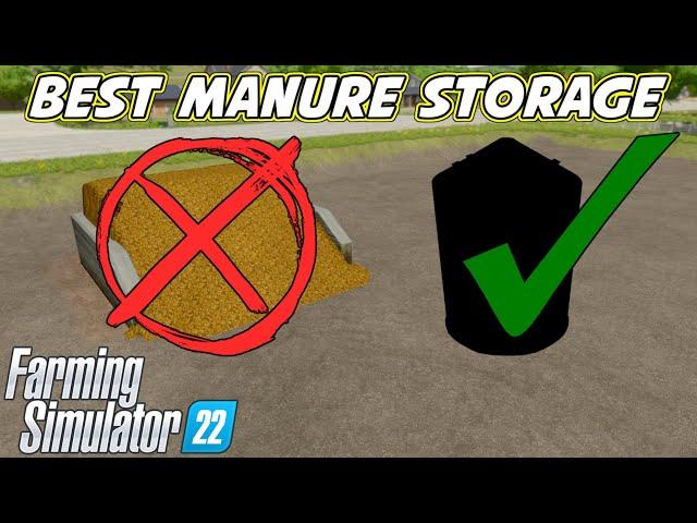 Best Manure Storage Mod For Console | Farming Simulator 22