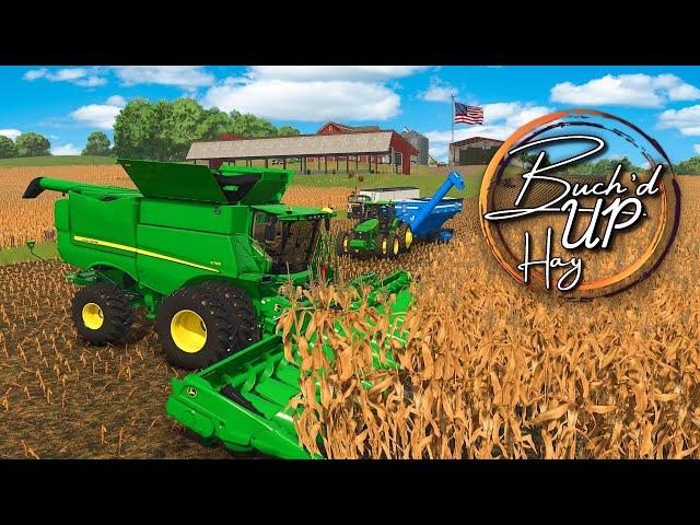 Big IOWA Corn Harvest with NEW JOHN DEERE Combine