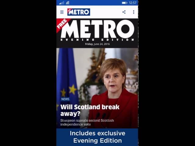 Metro App Preview Android