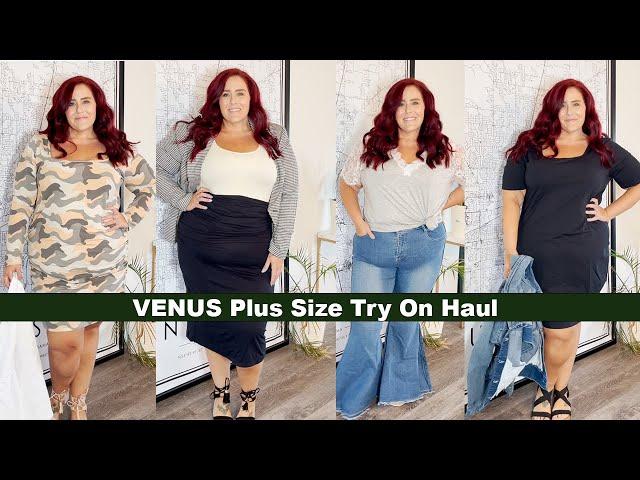 VENUS Plus Size Try on Haul - AUG 2021 | Curves, Curls and Clothes