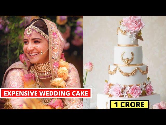 15 Most Expensive Wedding Cakes Of Bollywood Celebrities 2020 - Neha Kakkar - Anushka Sharma