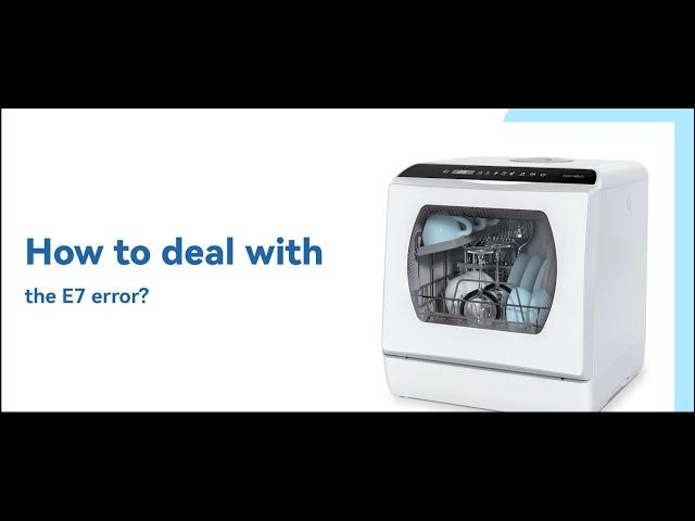 How to deal with E7 error - hermitlux dishwasher repair