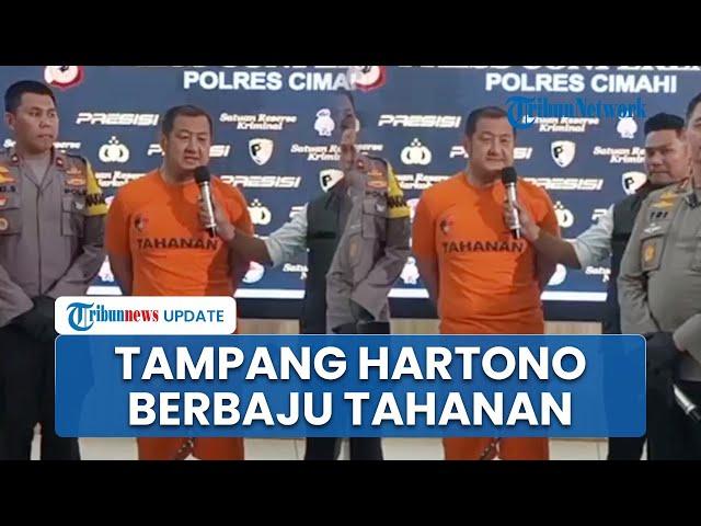 Tampang Hartono Soekwanto Pakai Baju Tahanan Buntut Aksi Koboinya Viral di Bandung