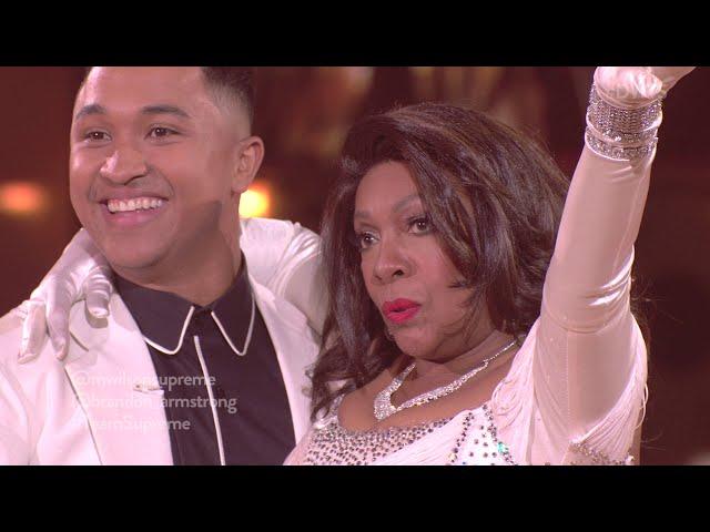 Mary Wilson and Brandon – DWTS Week 2 – Performing the Cha Cha Cha