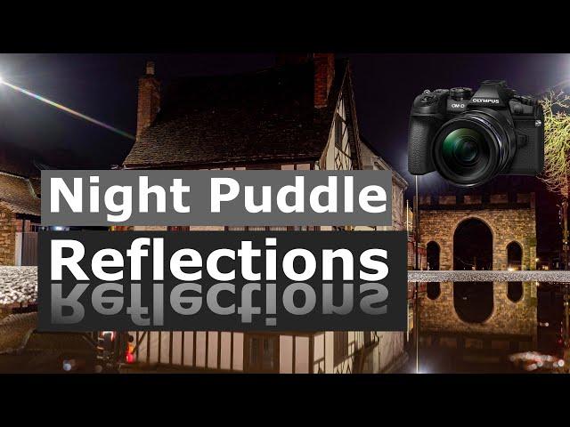 Why Puddle Reflections are a Game-Changer for Night Photography