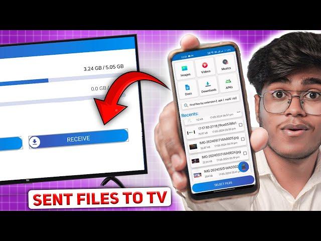 How To Send Files To TV | Android Tv | Tv Multishare!