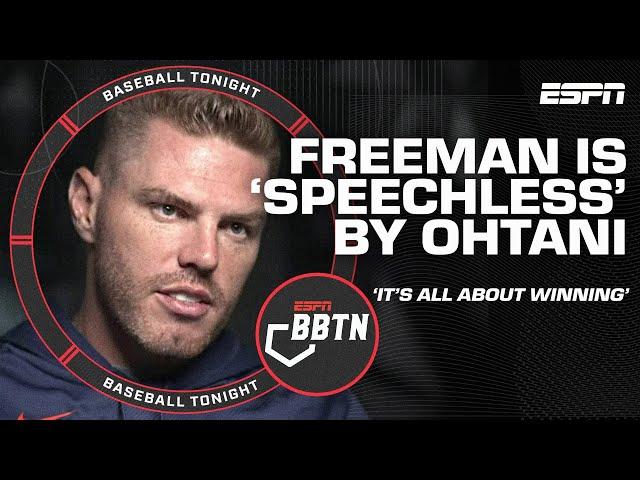 Freddie Freeman on Dodgers' World Series aspirations, Shohei Ohtani's greatness | MLB Tonight